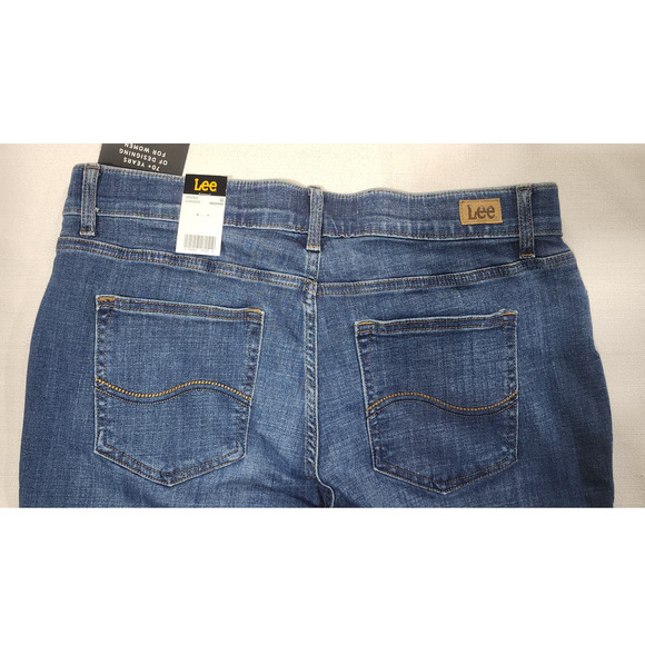 lee regular fit bootcut mid rise 16 medium W34x40L women's - Picture 4 of 11
